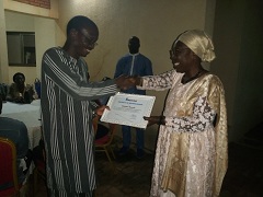 WaterAid Burkina : Un  au-revoir  chaleureux et convivial au Dr Halidou Koanda