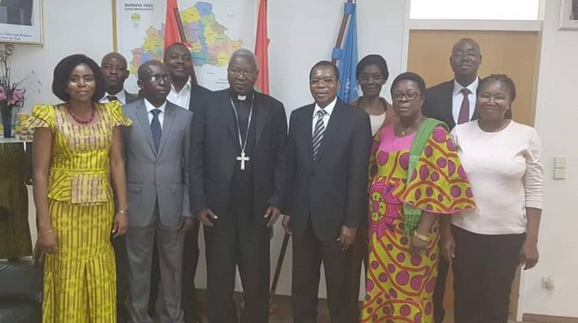 Ambassade du Burkina Faso à Vienne :  Visite de courtoisie du Cardinal Philippe Ouédraogo à l’Ambassadeur Dieudonné Kéré