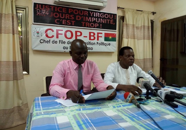 Campagne électorale de 2020 : « Le MPP doit cesser de rançonner nos opérateurs économiques », s’indigne l’opposition