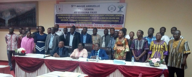 Réformes, politiques et projets communautaires de l’UEMOA au Burkina : Une performance de 84% en 2018 