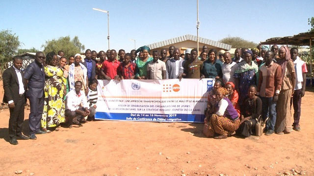 Région du Sahel : Les jeunes sensibilisés sur les stratégies intégrées du G5 Sahel