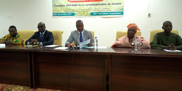 Burkina Faso : La campagne 2019-2020 de commercialisation du sésame est lancée