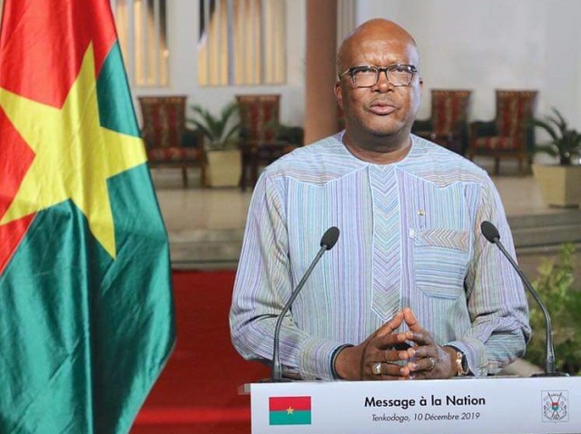 11 décembre 2019 : Le message du président du Faso