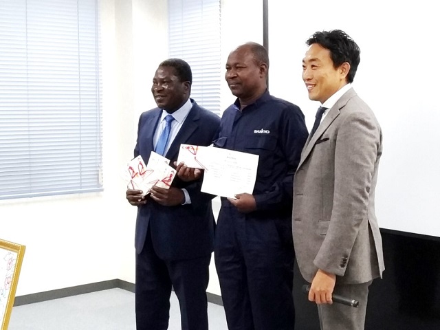 Education : Les  collègues japonais de Boureima Sawadogo réunissent plus  de 3 millions de FCFA pour son projet éducatif au Burkina