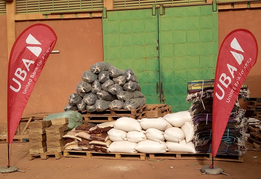 UBA Burkina : Des vivres et du matériel pour soulager les personnes déplacées internes