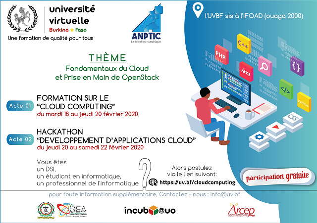 Cloud computing : Cinq jours pour sensibiliser aux enjeux du Cloud et démystifier son utilisation au Burkina