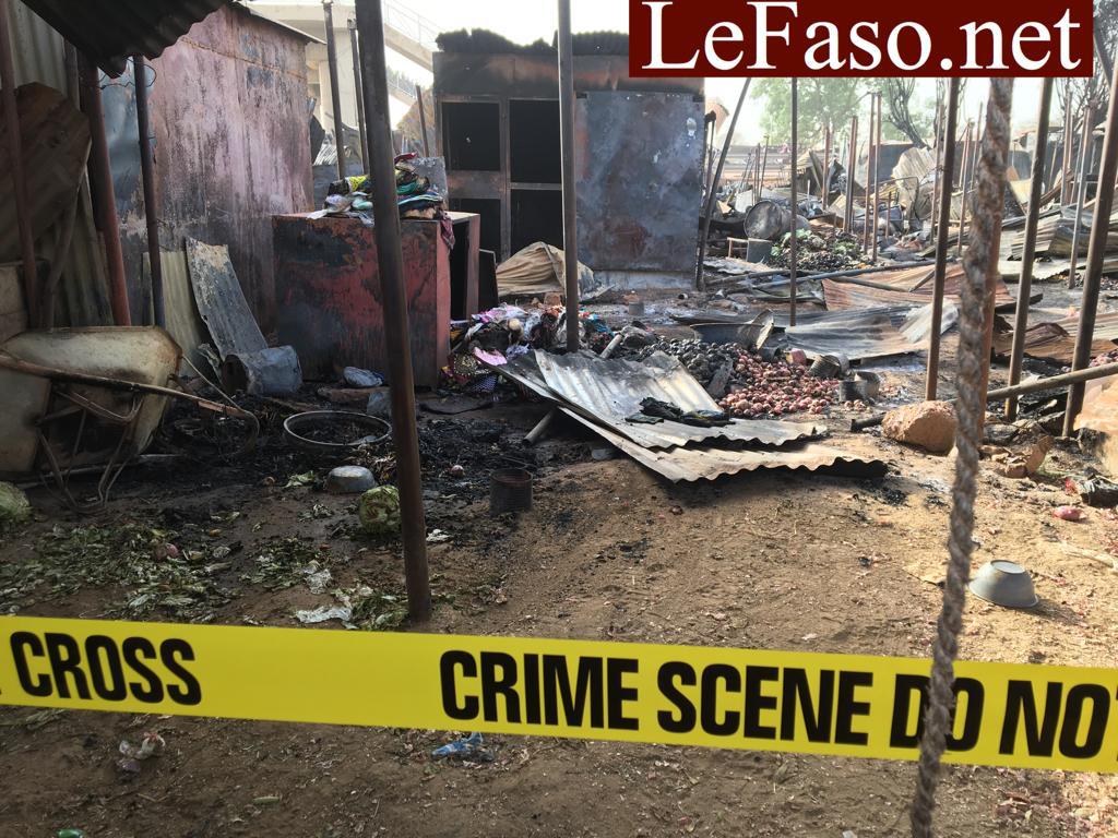 Ouagadougou : Le marché de Nioko II ravagé par un incendie 