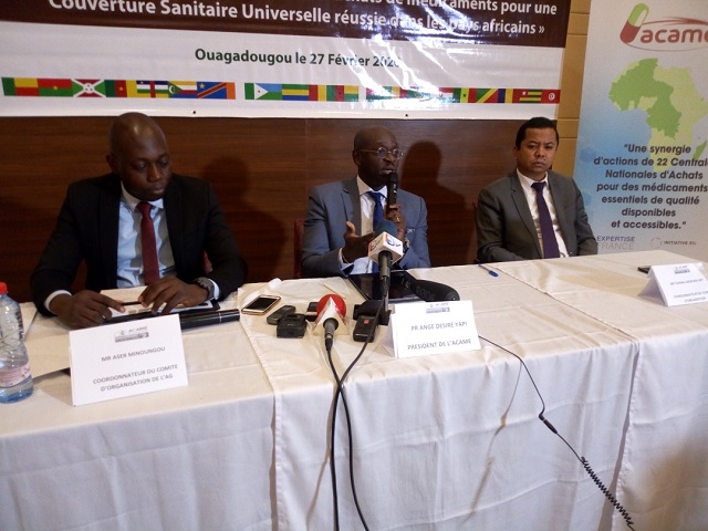 Couverture sanitaire universelle : Ouagadougou accueillera la 22ème Assemblée générale de l’ACAME
