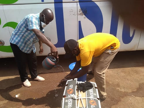 Coronavirus au Burkina : Les mesures sanitaires respectées à la gare routière de Gaoua