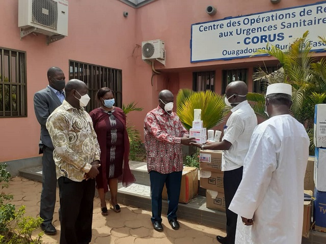 Covid-19 : L’Organisation Ouest-africaine de la Santé offre 24 000 comprimés de chloroquine au CORUS