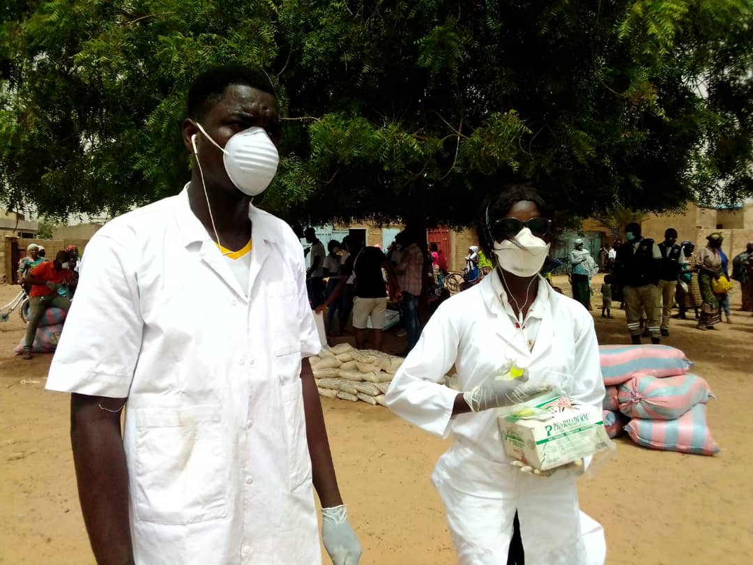 Ouagadougou : Mégamonde fait des dons de vivres aux populations de Zagtouli
