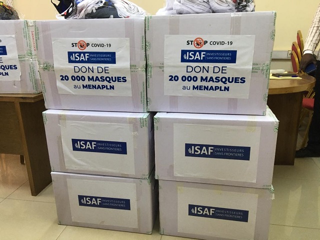 Lutte contre le Covid-19 : Investisseurs sans frontières (ISAF) et TOVIO offrent 21 000 masques au ministère de l’Education nationale