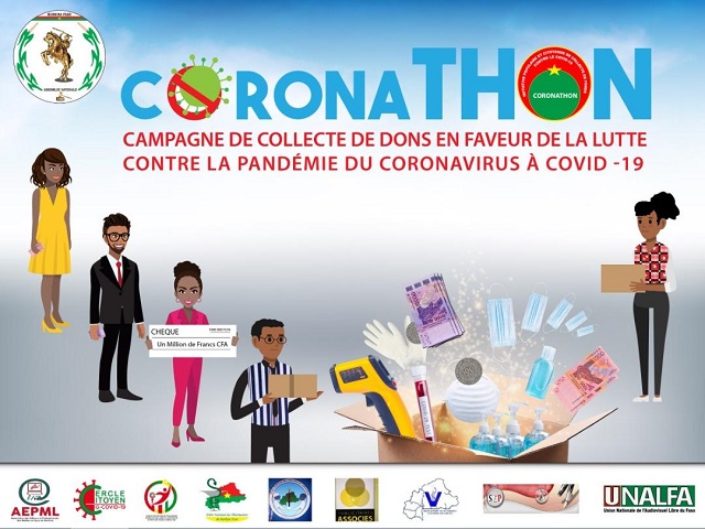 Coronathon : Les dons et promesses évalués à 377 millions de francs CFA  à la date du 24 avril  