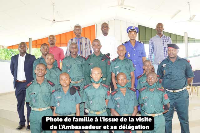 EMPT de Bingerville : L’ambassadeur Mahamadou ZONGO à la rencontre des enfants de troupe burkinabè