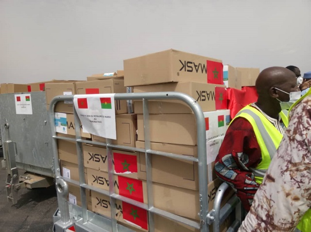 Lutte contre le Covid-19 : Le Maroc offre une importante quantité de matériel médical au Burkina