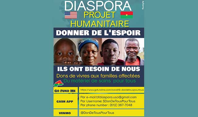 Diaspora : Des Burkinabè vivant aux Etats-Unis lancent un projet humanitaire