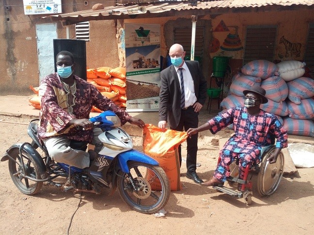 Covid-19 : CIM Burkina vole au secours des personnes handicapées