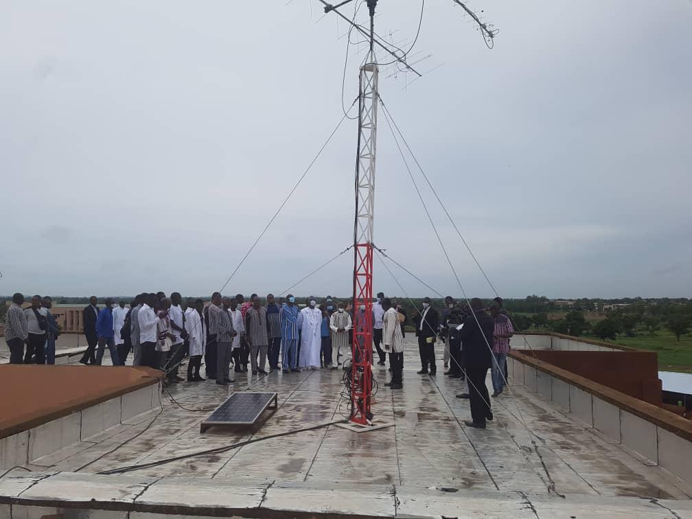 Koudougou : Le ministre de la Recherche scientifique inaugure la station au sol du premier satellite burkinabè
