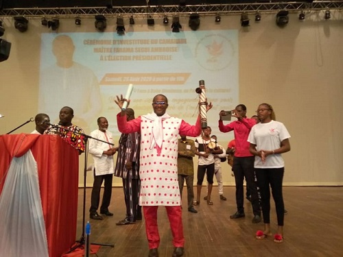 Burkina : Maître Ambroise Farama investi candidat de l’organisation des peuples africains