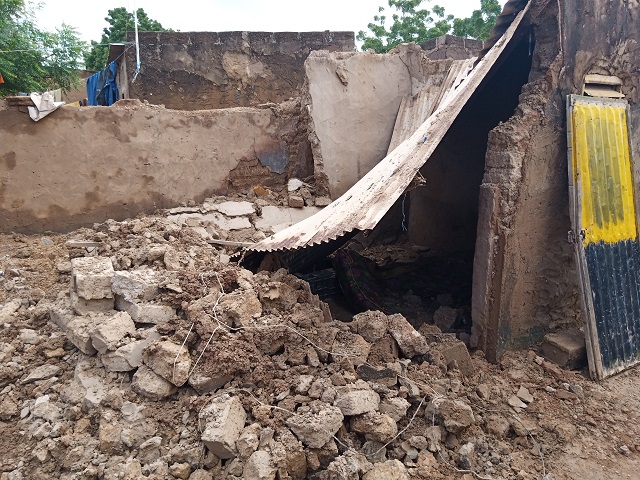 Quartier Bissighin de Ouagadougou : Des maisons endommagées après la pluie du 31 août