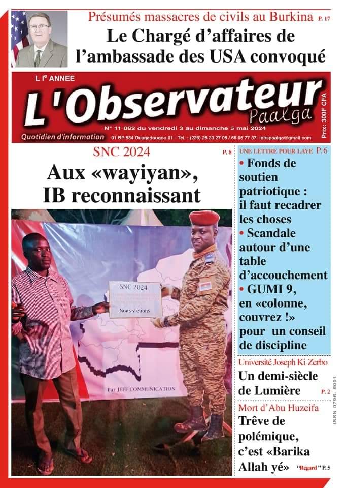 LeFaso L actualit Au Burkina Faso