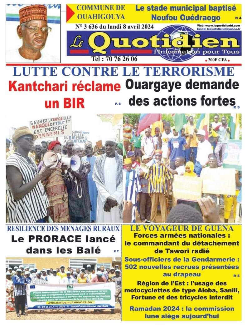 LeFaso L actualit Au Burkina Faso