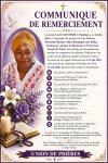 Décès de Tewendé Rosine Alice Koumaré née Kiba : Remerciements 1 1001436482 d1285