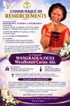 Décès de Wangraoua / Ouya Wendkouni Carine Alix : Remerciements