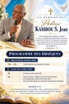 Décès de Pasteur Jean S. KAMBOU : Faire-part