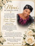 Décès de Hadja Marietou Sanou Palenfo : Remerciements