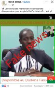 Burkina/Santé : Non ! Le Pr Drabo n’a pas créé des « coussinets pour diabétique »
