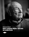 France : Le sociologue et philosophe Edgar Morin est décédé 1 1001437443 771b2