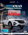 Offrez-vous la JETOUR X70 V3 à un prix exceptionnel ! 