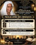 Décès de Adja BATIENON YAGO Dissata : Faire part