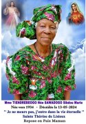 Décès de TIENDREBEOGO née SAWADOGO Sibdou Marie : Remerciements