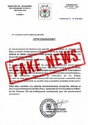 Burkina&nbsp;: Le ministère en charge de l’Économie alerte sur une fausse lettre d’engagement