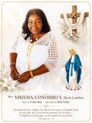 Décès de NIKIEMA née CONOMBO Yalgado Marie Lambert&nbsp;: Remerciements et faire-part