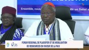 Le Cardinal Philippe Ouédraogo au forum régional pour la paix  de Bamako&nbsp;: 
