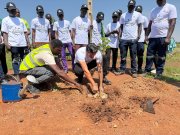 Burkina/Environnement&nbsp;: CIM METAL SA met 150 plants en terre sur la ceinture verte de Ouagadougou