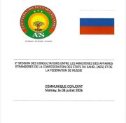 ‎Consultations AES-Russie&nbsp;: Un cadre permanent de concertation et de coordination diplomatique mis en place