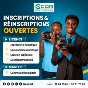 Rentrée académique 2026-2027&nbsp;: Les inscriptions sont ouvertes à l’Institut Supérieur de la Communication et du Multimédia (ISCOM)