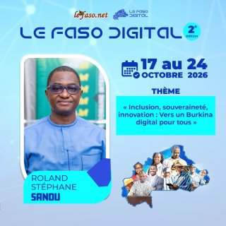 Les 100 Visages du Burkina Digital : Roland Stéphane Sanou, bâtisseur des infrastructures invisibles du numérique
