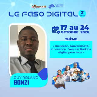 Les 100 Visages du Burkina Digital&nbsp;: Guy Roland Bonzi, protéger les systèmes invisibles qui font fonctionner nos sociétés