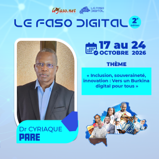 Les 100 Visages du Burkina Digital&nbsp;: Cyriaque Paré, le journaliste qui a pris très tôt le virage du Web 