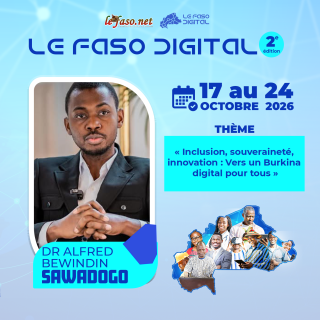 Les 100 Visages du Burkina Digital : Dr Bewindin Alfred Sawadogo, penser l’intelligence artificielle à hauteur d’humain