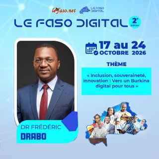 Les 100 Visages du Burkina Digital&nbsp;: Frédéric Drabo, de la justice numérique à la modernisation de l’État 