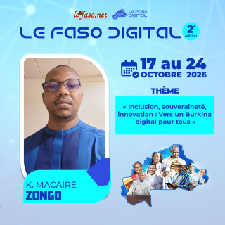 Les 100 Visages du Burkina Digital&nbsp;: Macaire Zongo, vingt ans à tisser les réseaux du Burkina