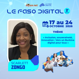 Les 100 Visages du Burkina Digital : Scarlett Zongo, quand l’innovation numérique se met au service des villes et des vies