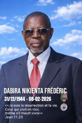 Décès de DABIRA NIKIENTA FREDERIC&nbsp;: Remerciements et faire-part