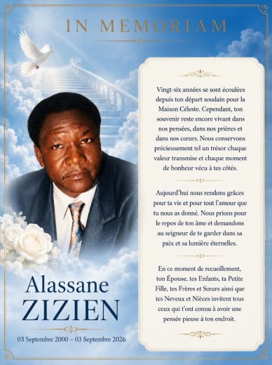 In memoriam&nbsp;: Alassane Zizien